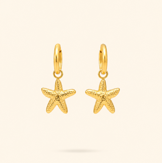 AROS MINI ESTRELLA - GOLD