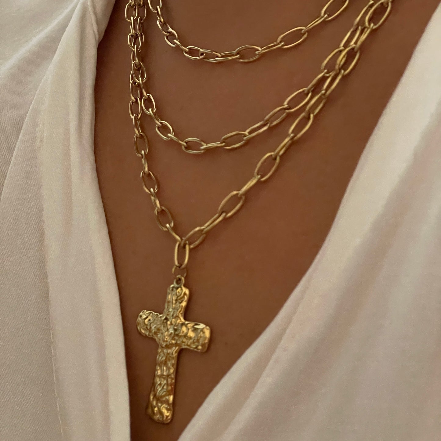 COLLAR TRINITY - GOLD