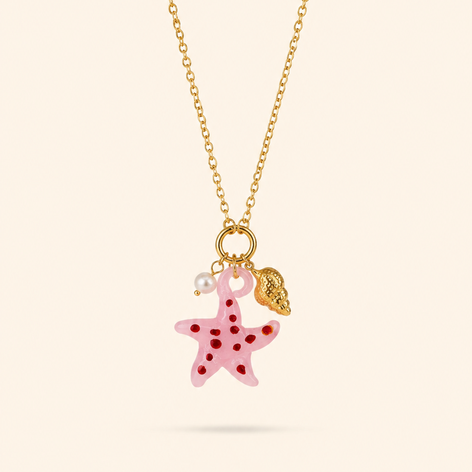 COLLAR MAR ROSA - GOLD