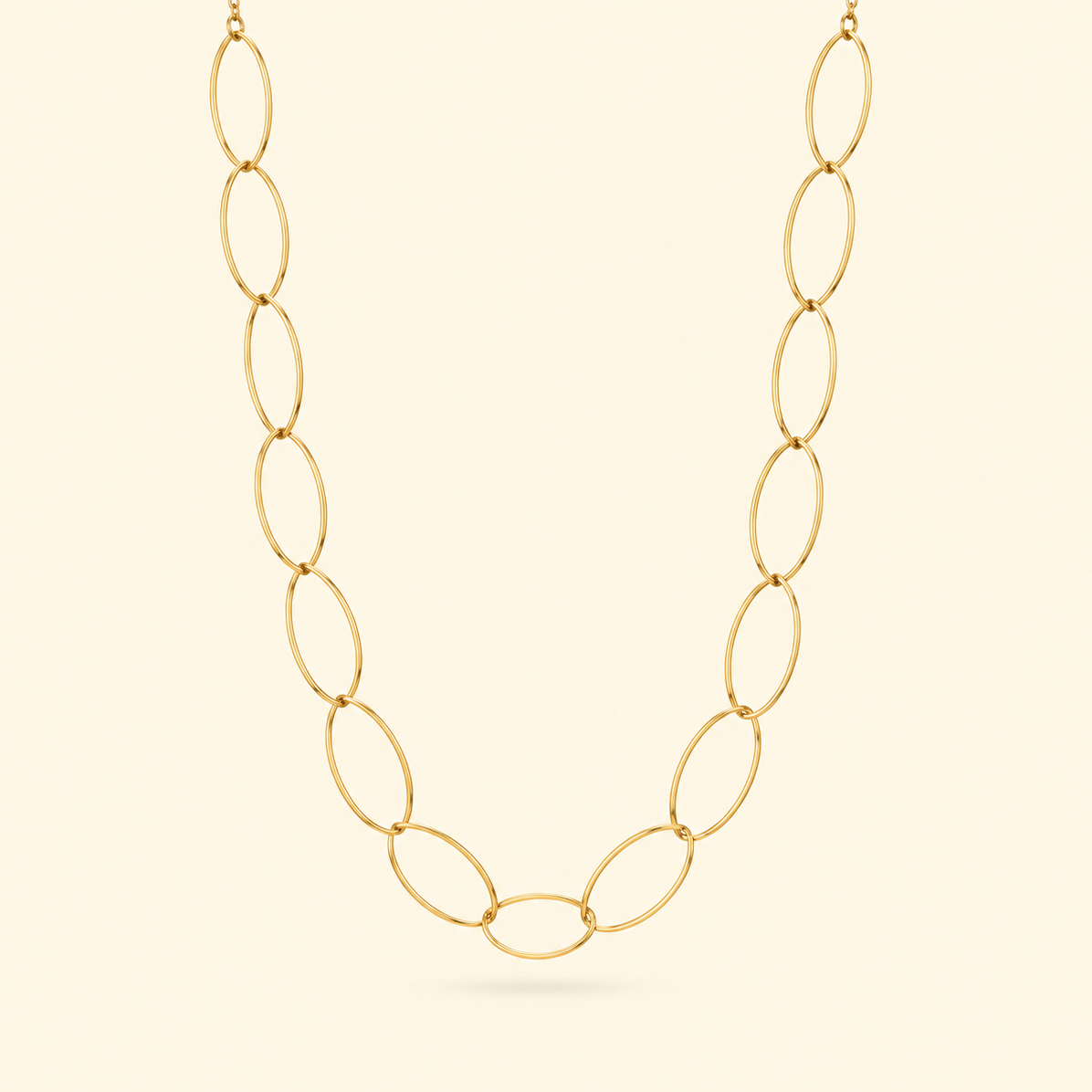 COLLAR LARGO LAZO - GOLD