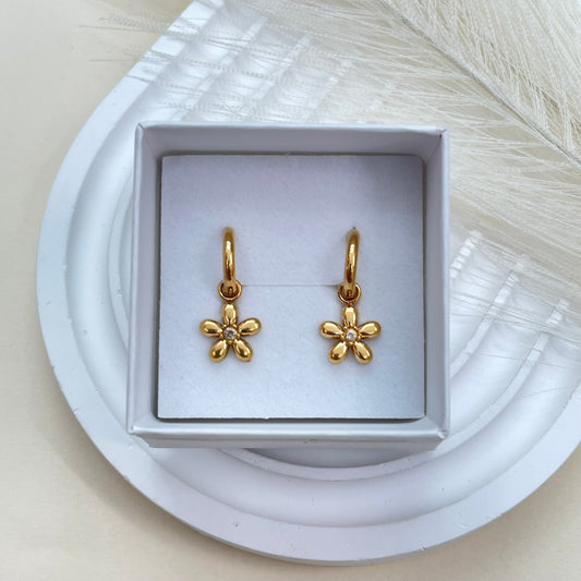 AROS MINI MARGARITA BRILLO - GOLD