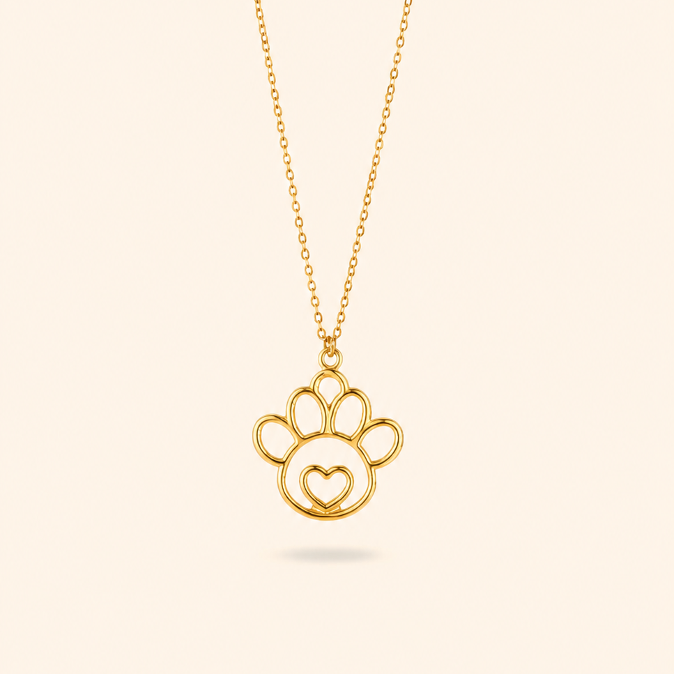 COLLAR HUELLA - GOLD
