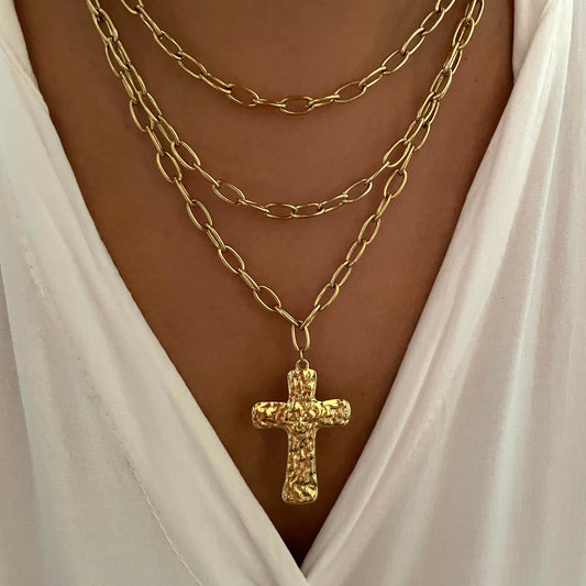 COLLAR TRINITY - GOLD