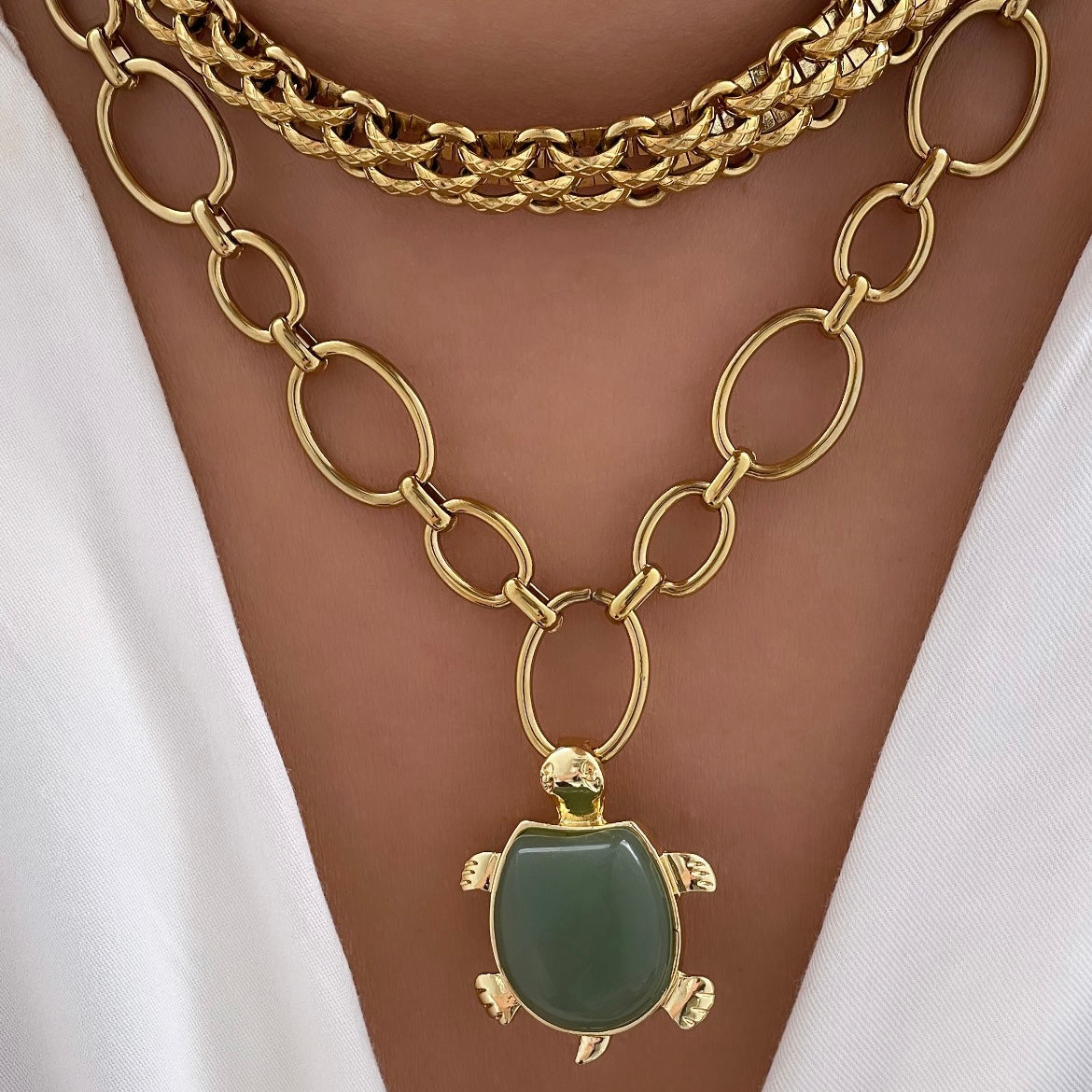 COLLAR TORTUGA - GOLD