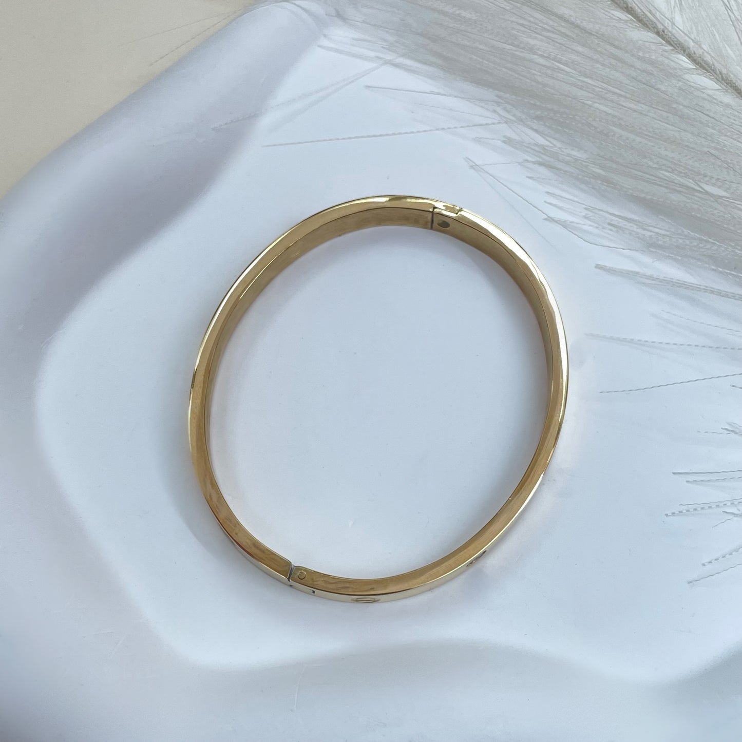 PULSERA RÍGIDA BRILLO - GOLD