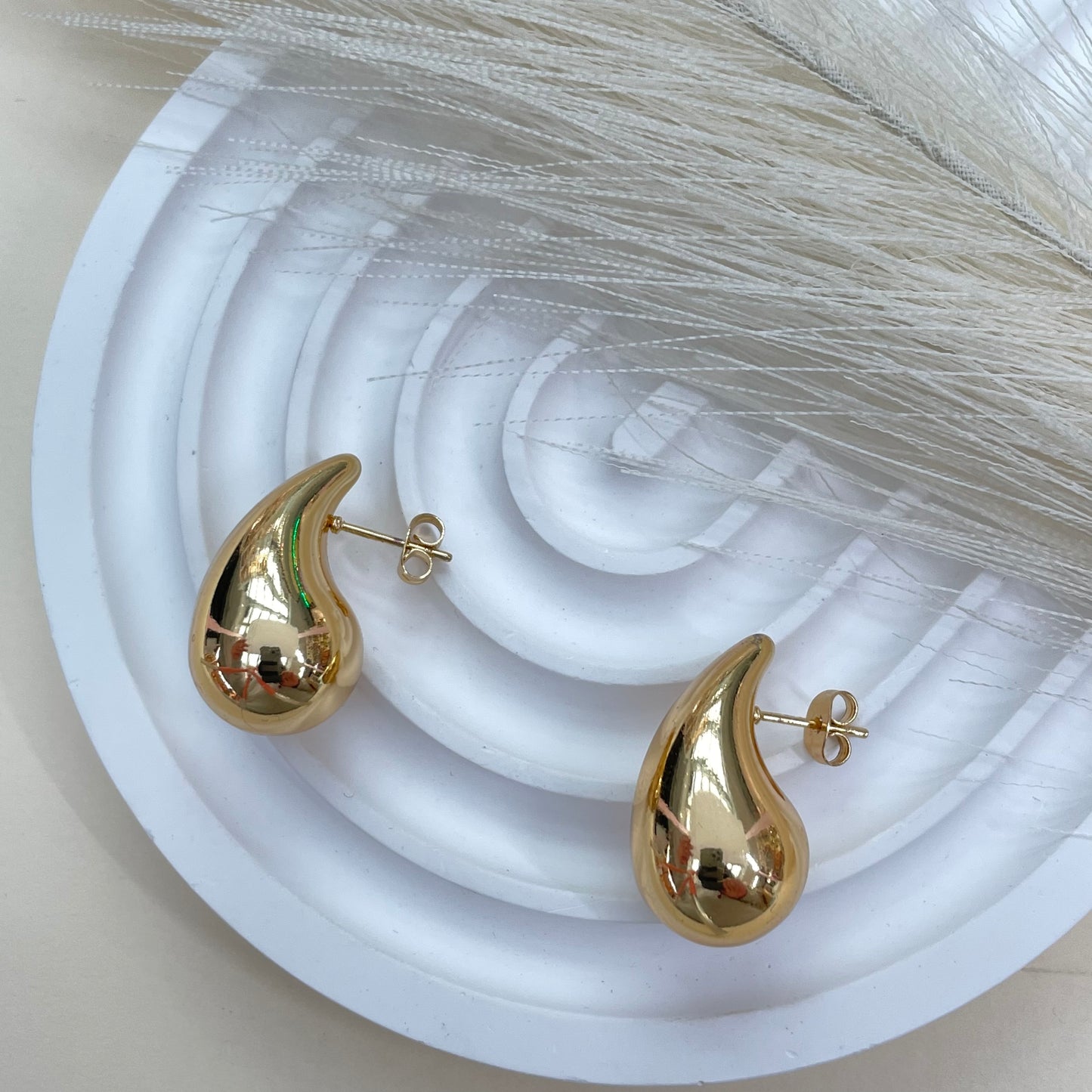 PENDIENTES GOTAS M - GOLD