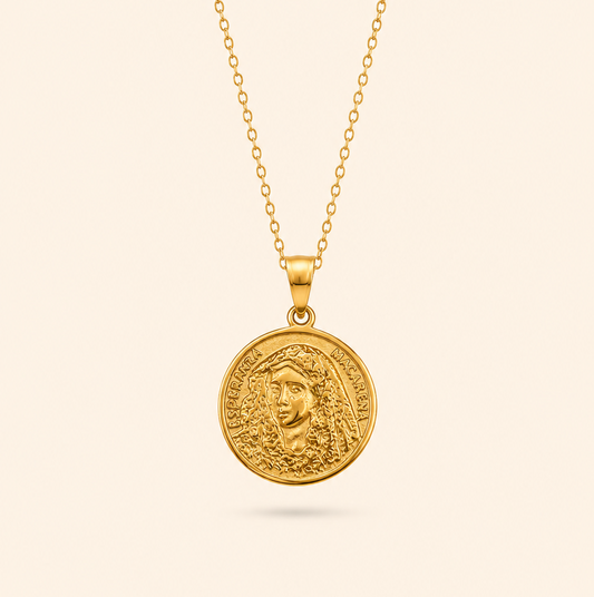 COLLAR MEDALLA MACARENA - GOLD