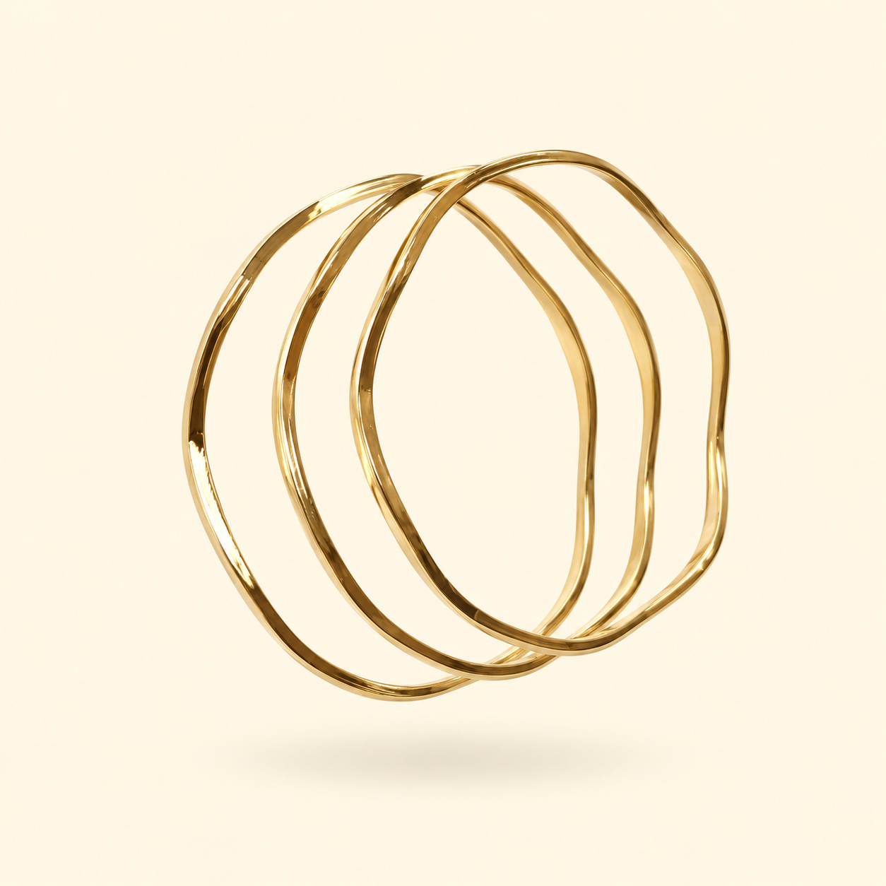 PULSERA TRIPLE ONDA - GOLD