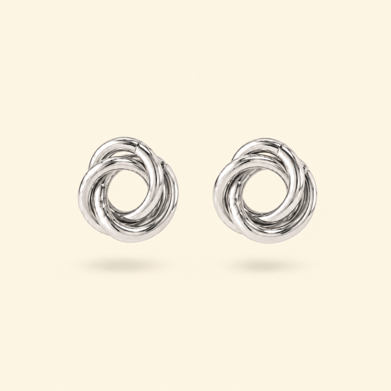 PENDIENTES MINI NUDO - SILVER