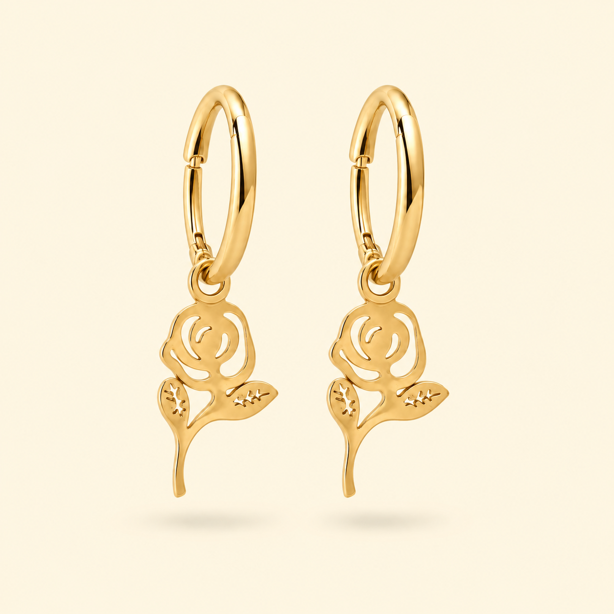 AROS MINI ROSA - GOLD
