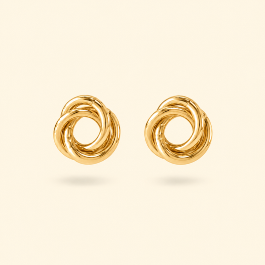 PENDIENTES MINI NUDO - GOLD
