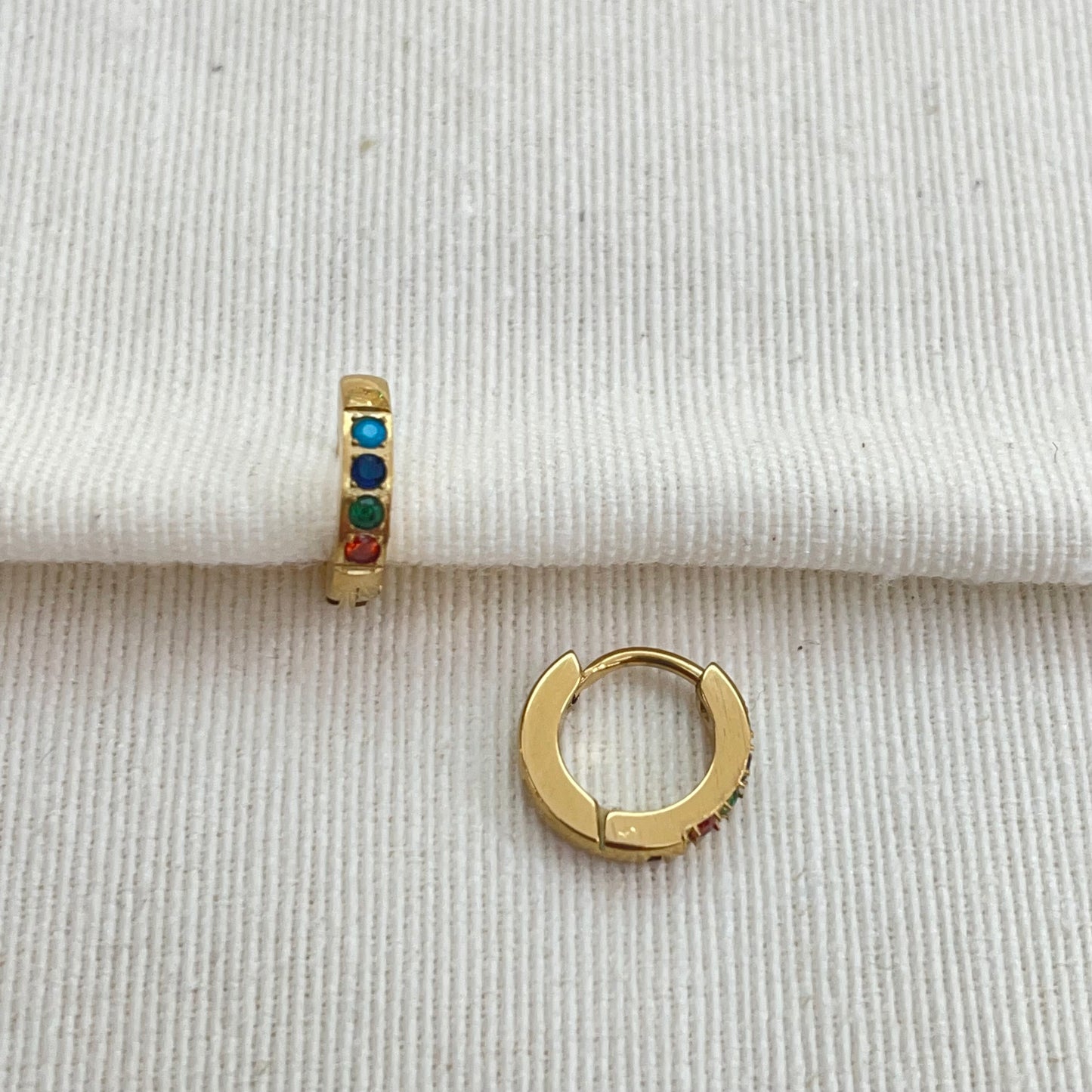 AROS MINI ZIRCON COLOR - GOLD