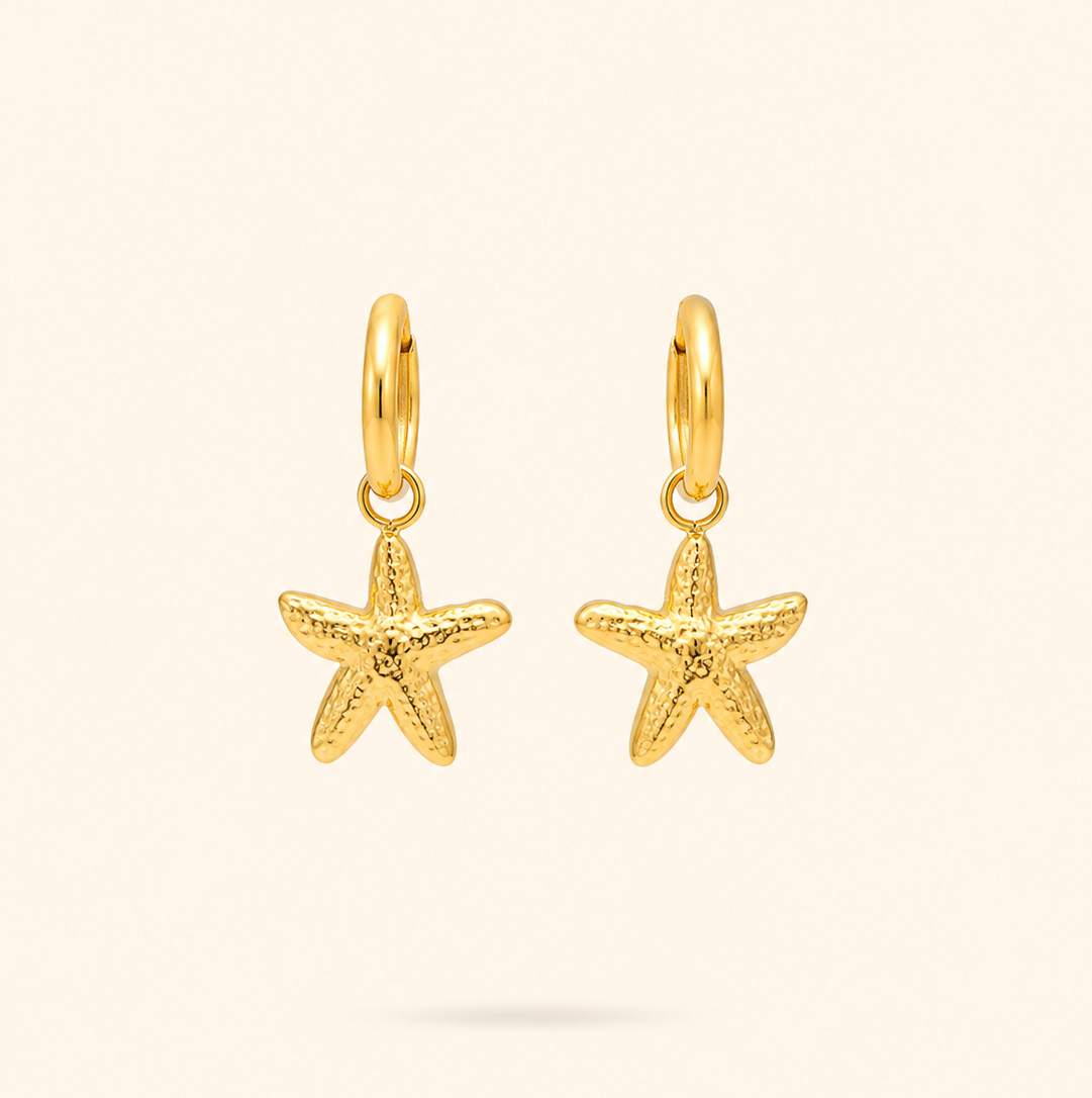 AROS MINI ESTRELLA - GOLD