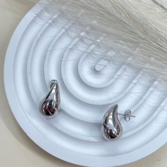PENDIENTES GOTAS S - SILVER