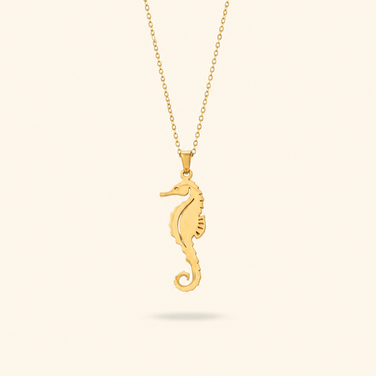 COLLAR CABALLITO MAR - GOLD