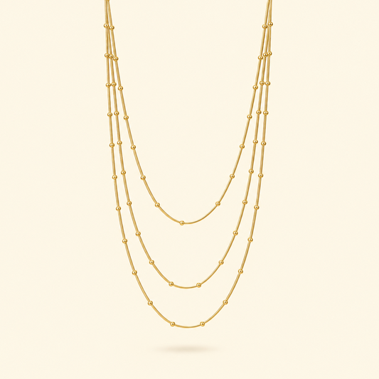 COLLAR LARGO LÚMINA - GOLD