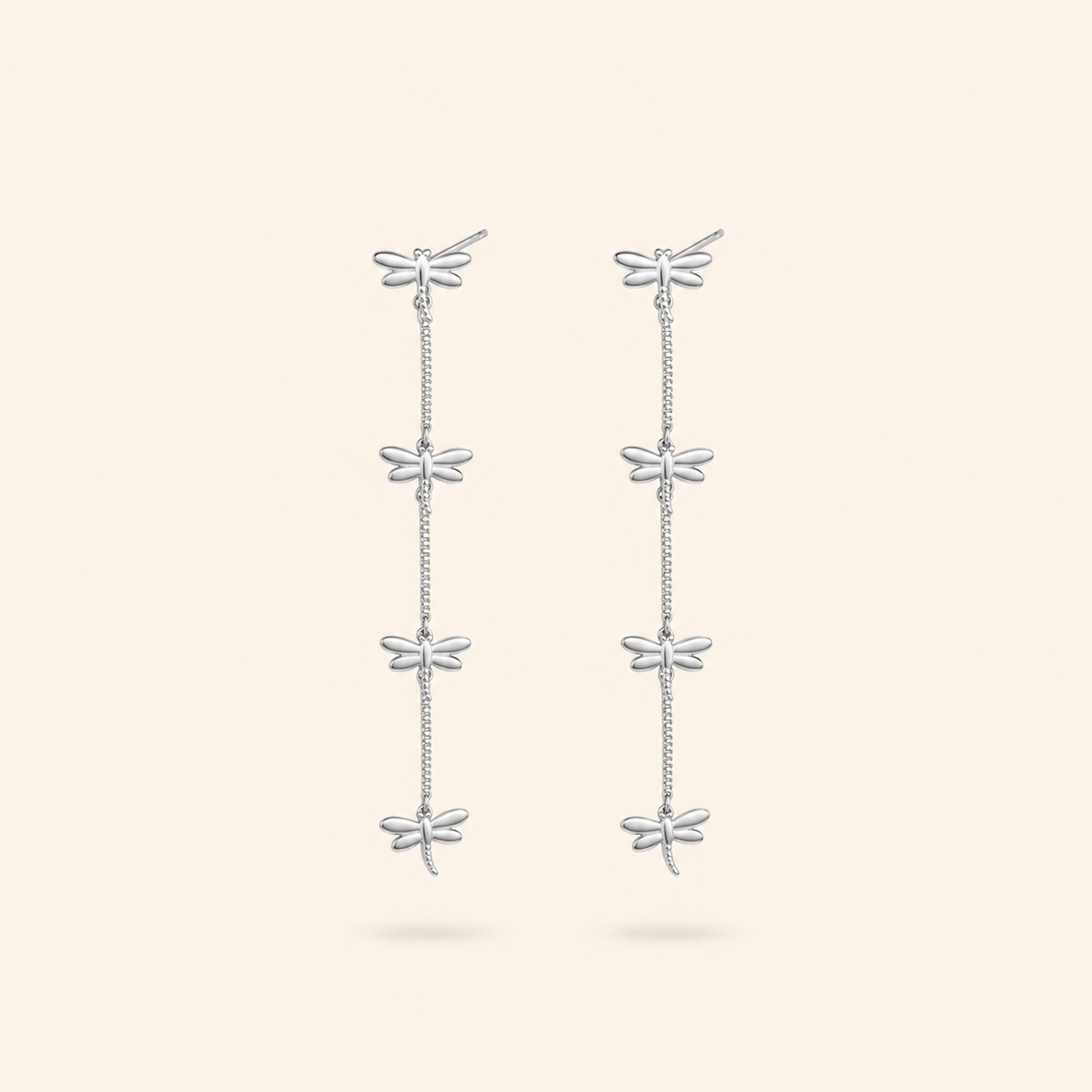 LARGOS LIBÉLULAS - SILVER