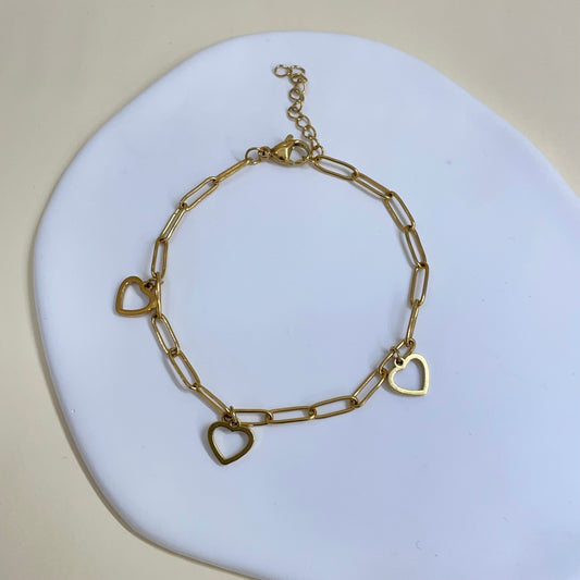 PULSERA ESLABONES CORA - GOLD