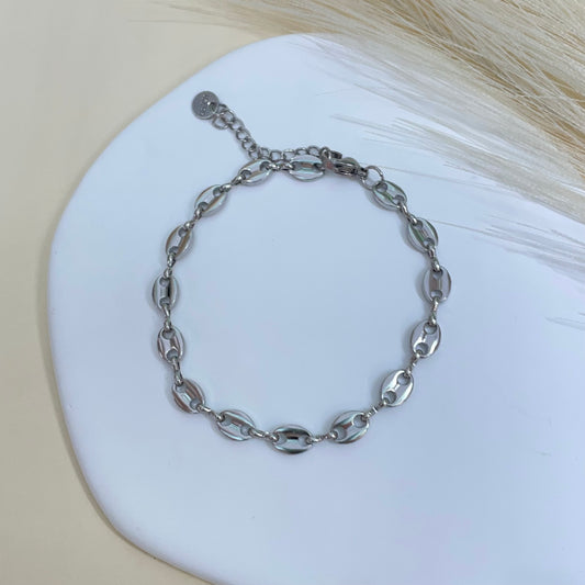 PULSERA CAFÉ - SILVER