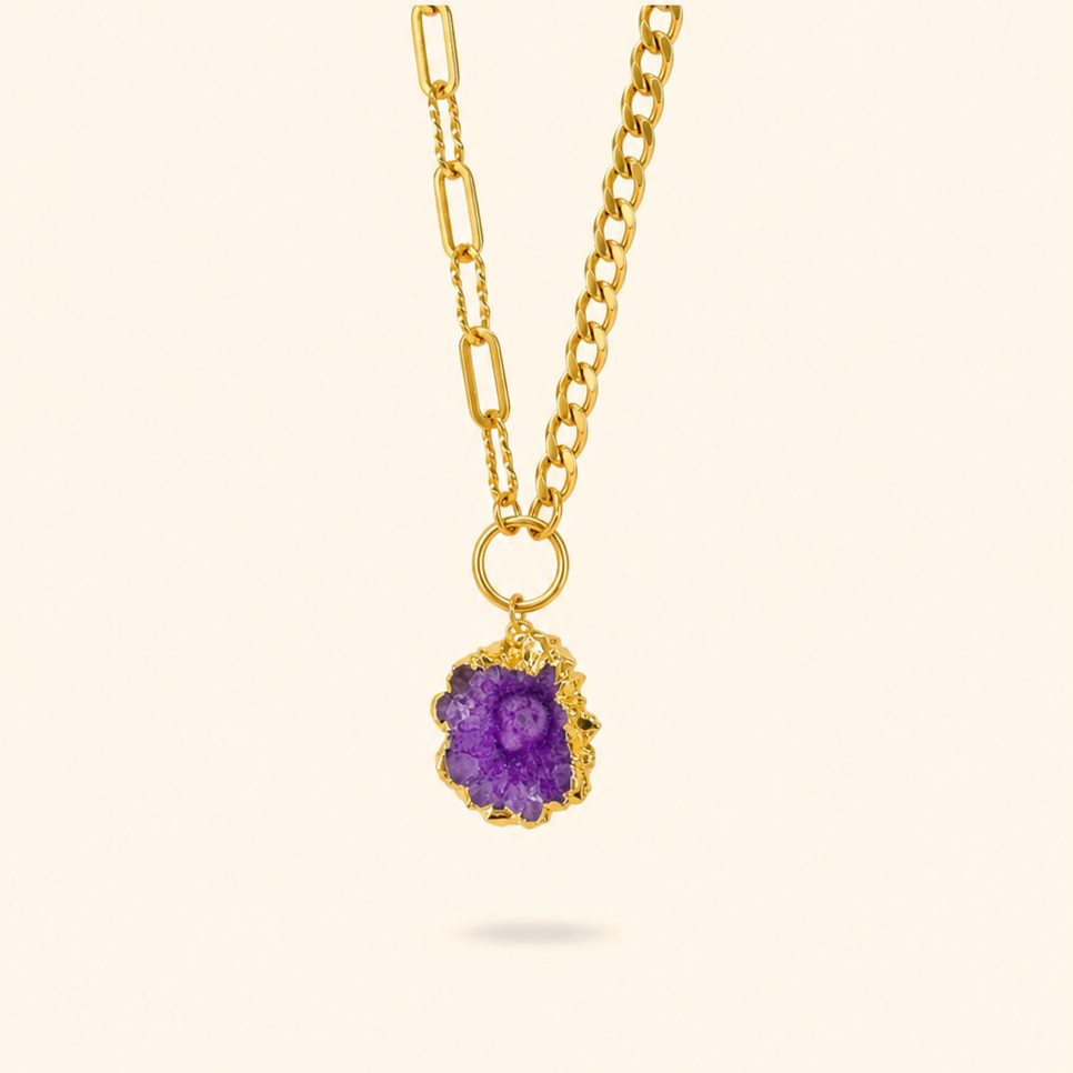 COLLAR AMATISTA - GOLD