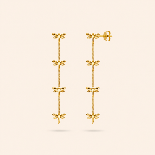 LARGOS LIBÉLULAS - GOLD