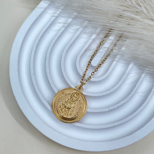 COLLAR VIRGEN ROCIO - GOLD