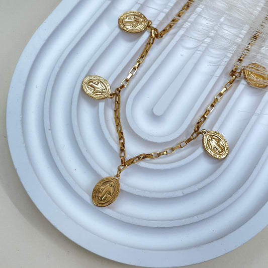 COLLAR MILAGROSAS - GOLD