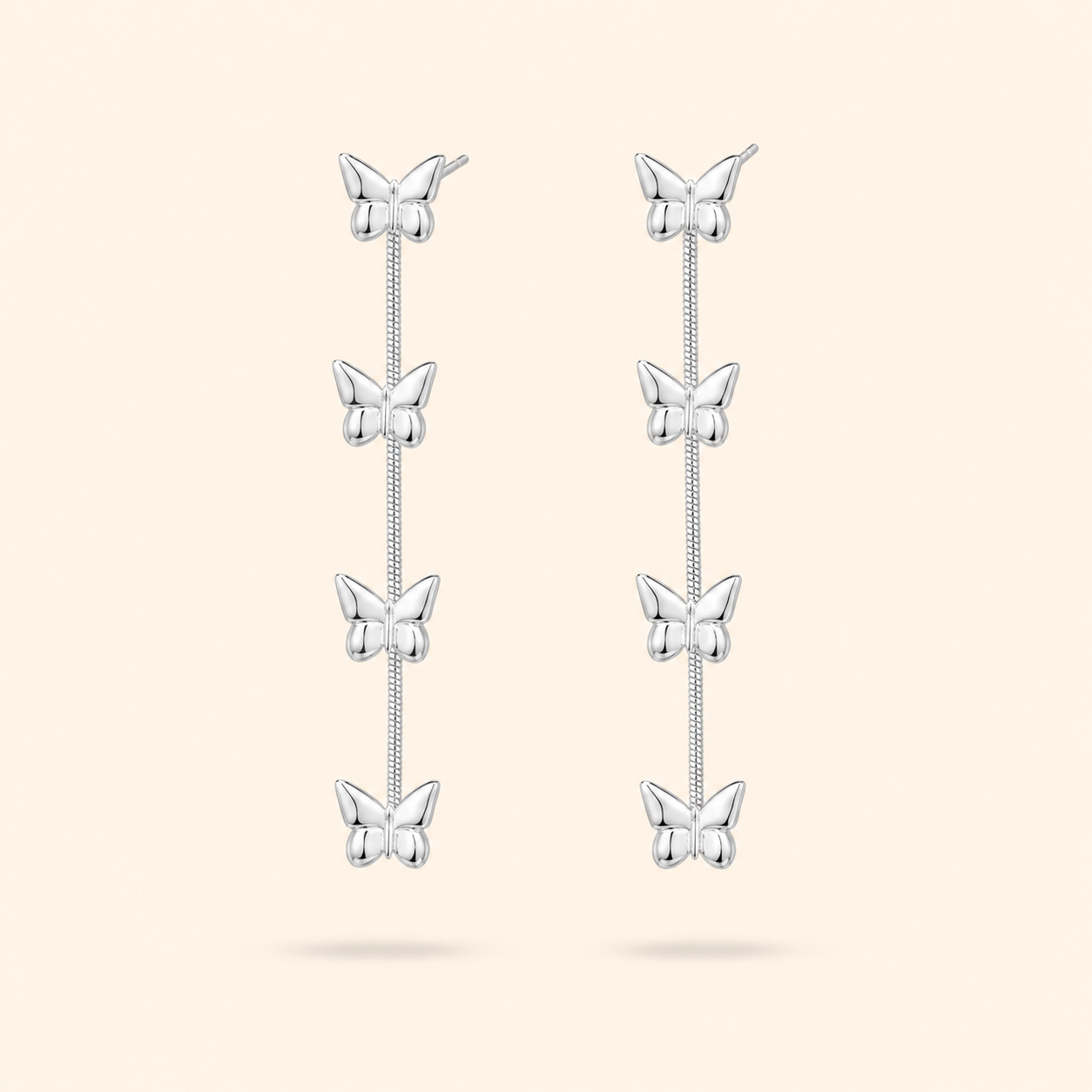 LARGOS MARIPOSAS - SILVER