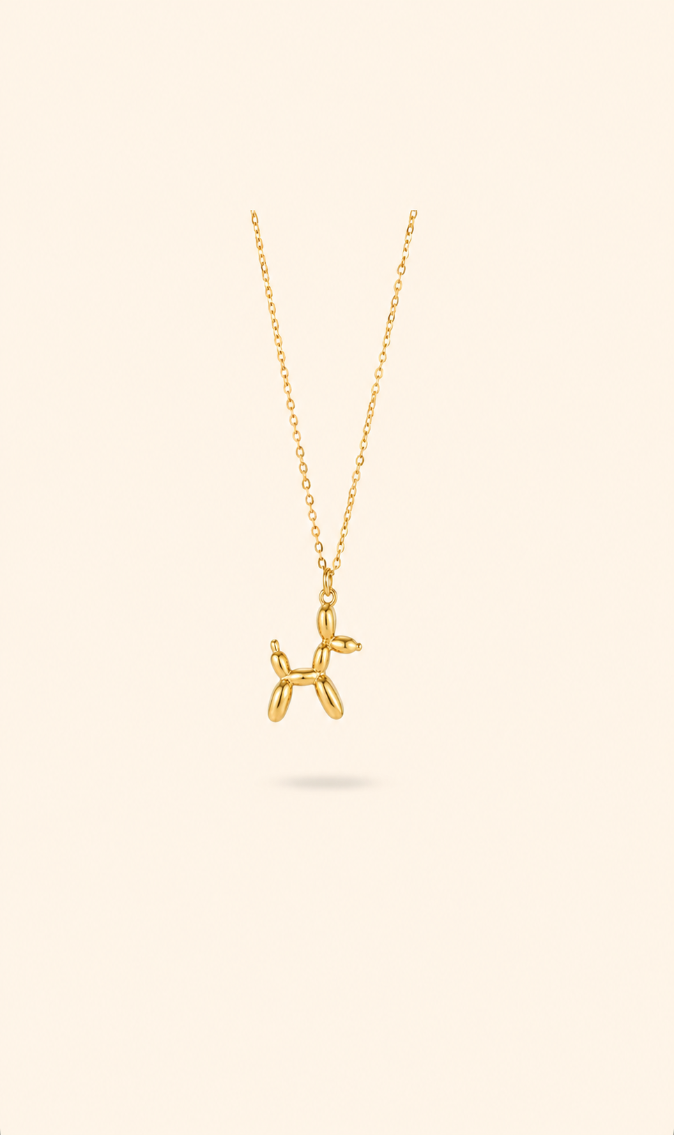COLLAR PERRO GLOBO - GOLD