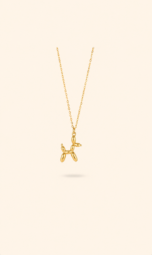 COLLAR PERRO GLOBO - GOLD