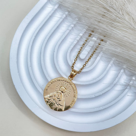 COLLAR VIRGEN ESPERANZA TRIANA - GOLD