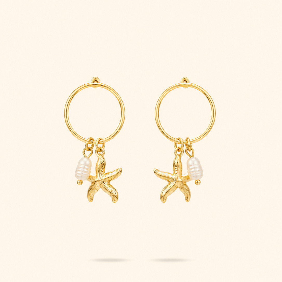 PENDIENTES MAR - GOLD