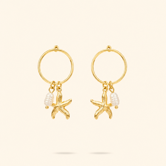 PENDIENTES MAR - GOLD