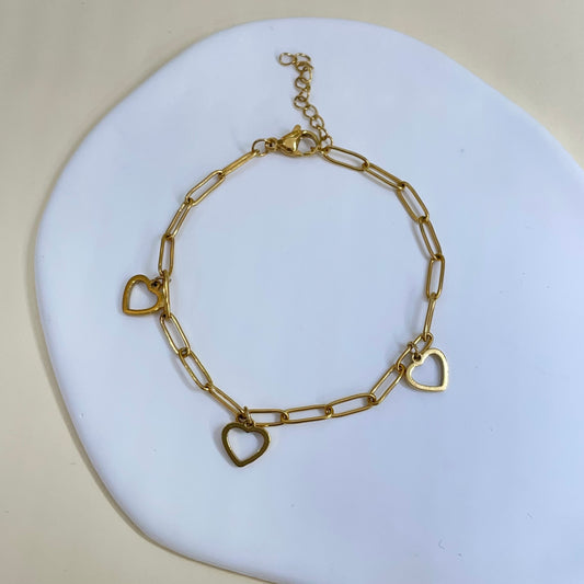 PULSERA ESLABONES CORA - GOLD