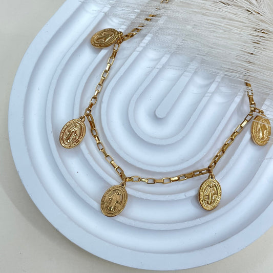 COLLAR MILAGROSAS - GOLD