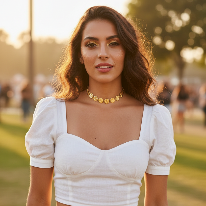 CHOKER ALMA - GOLD
