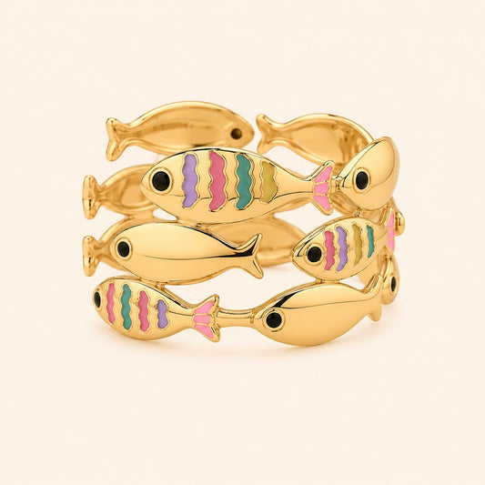 BRAZALETE PECES - GOLD