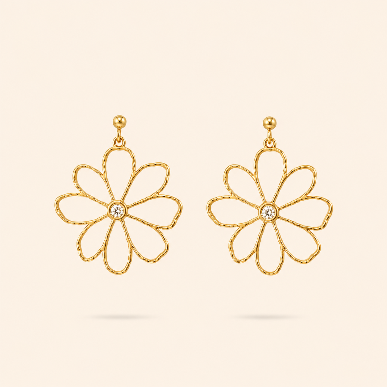 PENDIENTE FLOR - GOLD
