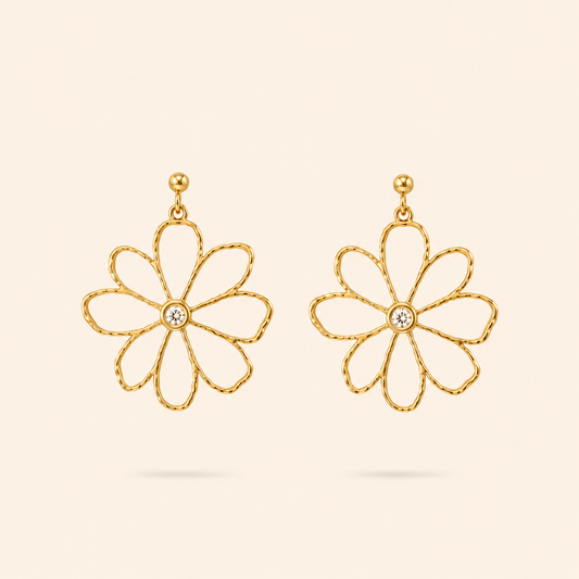 PENDIENTE FLOR - GOLD
