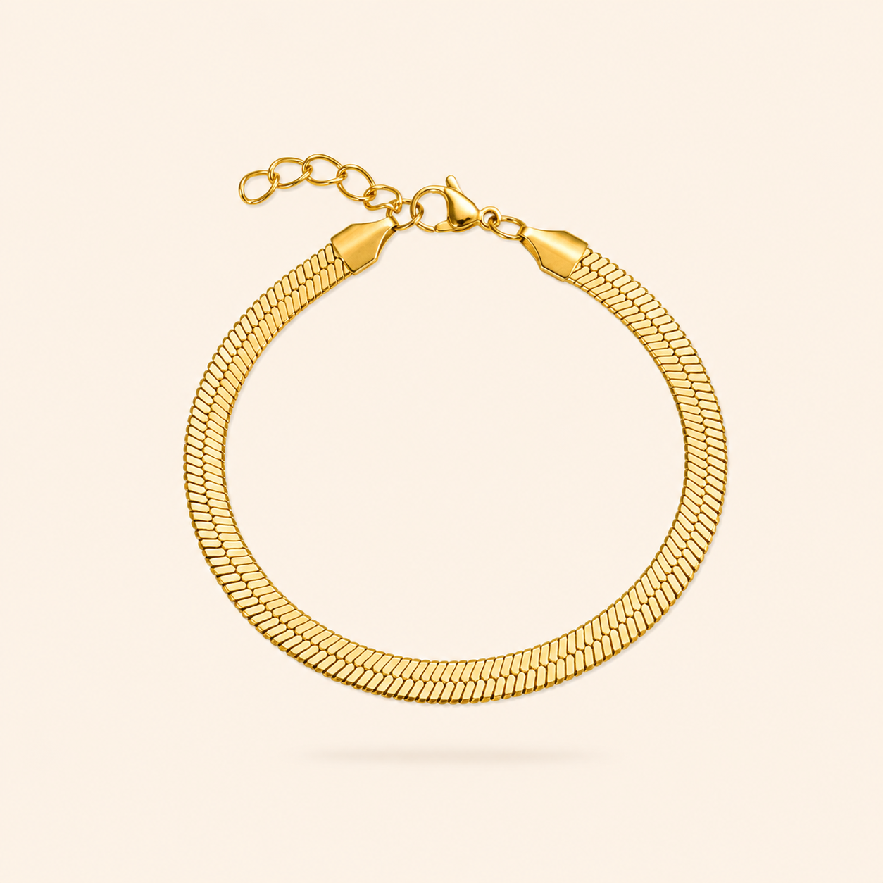 PULSERA PYTHON GRUESA - GOLD