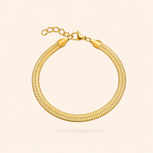 PULSERA PYTHON GRUESA - GOLD