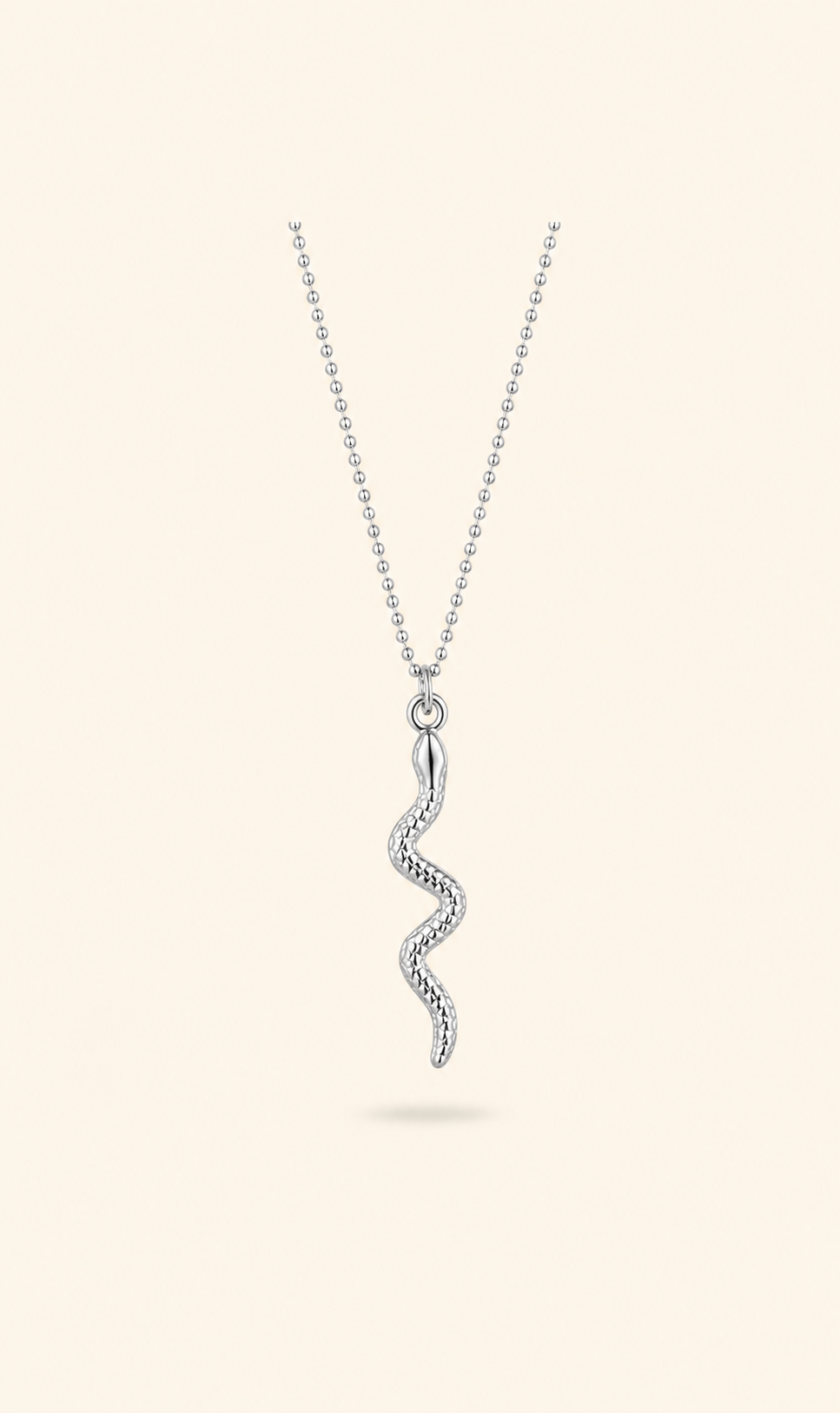 COLLAR SERPIENTE - SILVER