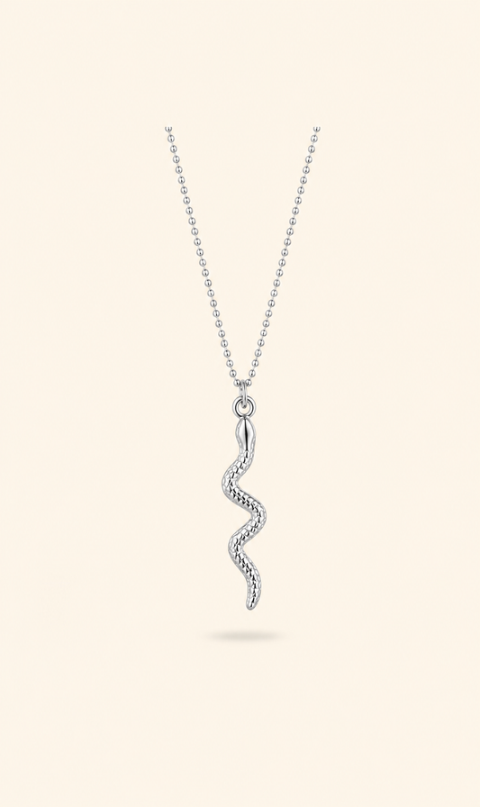 COLLAR SERPIENTE - SILVER