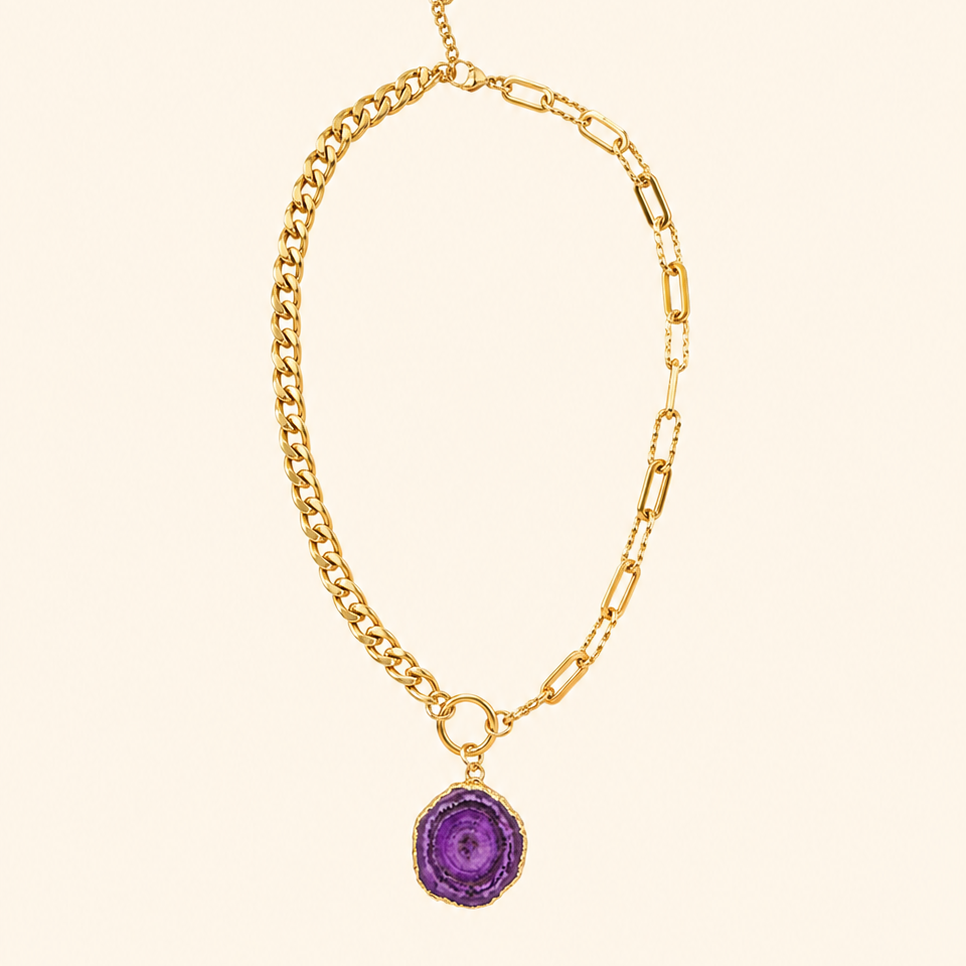 COLLAR AMATISTA - GOLD