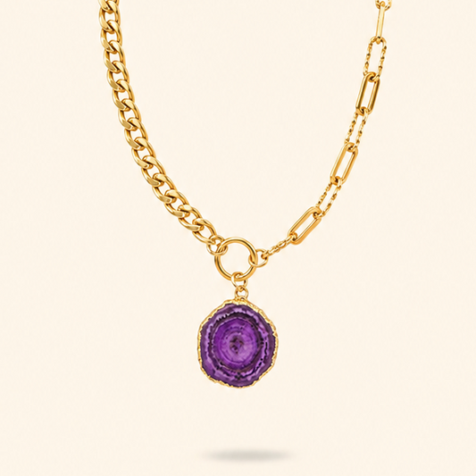 COLLAR AMATISTA - GOLD