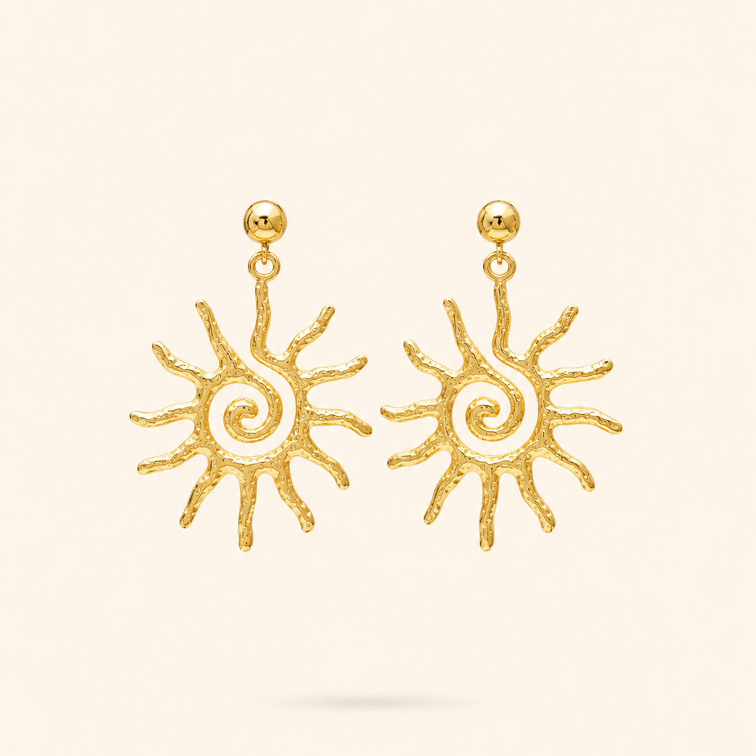 PENDIENTES SOL -GOLD