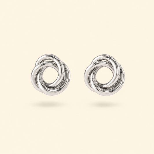 PENDIENTES MINI NUDO - SILVER
