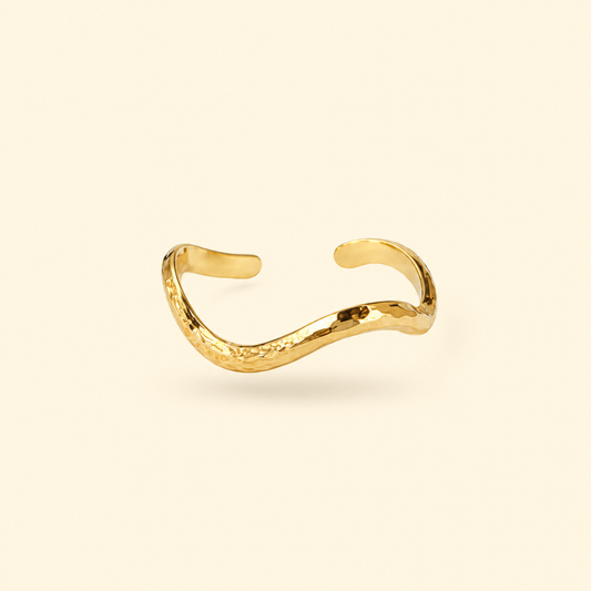 ANILLO ONDA - GOLD