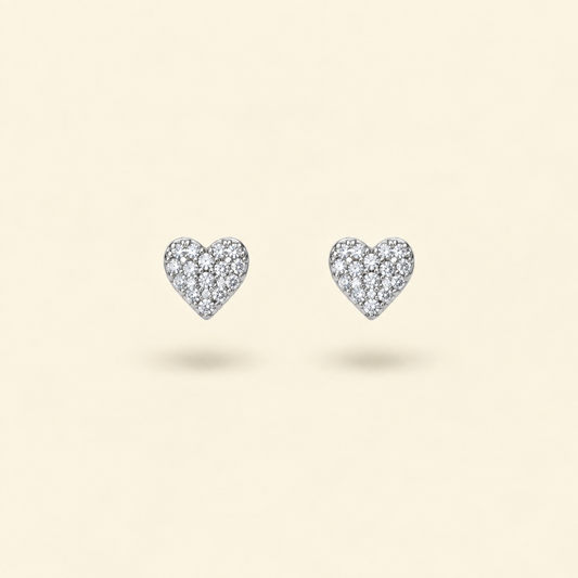 MINIS CORAZÓN- SILVER