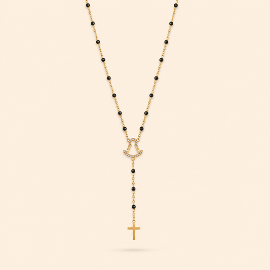 COLLAR ROSARIO ROCIO COLOR - GOLD